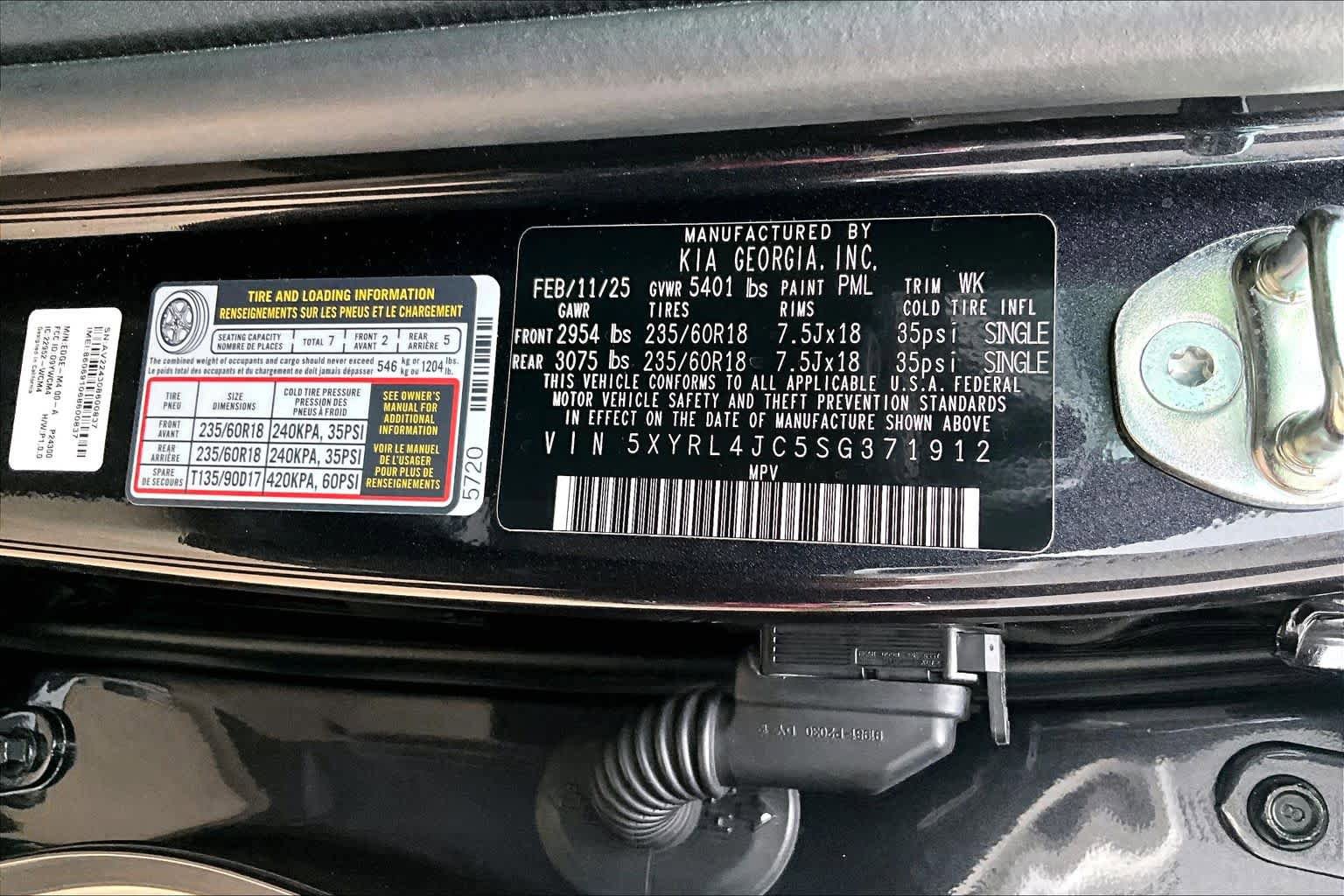 Used 2025 Kia Sorento S FWD image 34