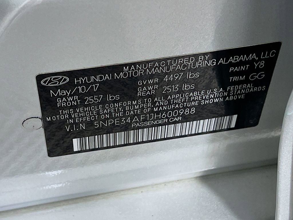 Used 2018 Hyundai Sonata SEL w/ Tech Package 02 FWD image 25