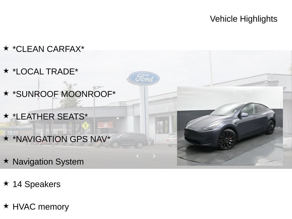 Used 2022 Tesla Model Y Performance AWD/4WD image 9
