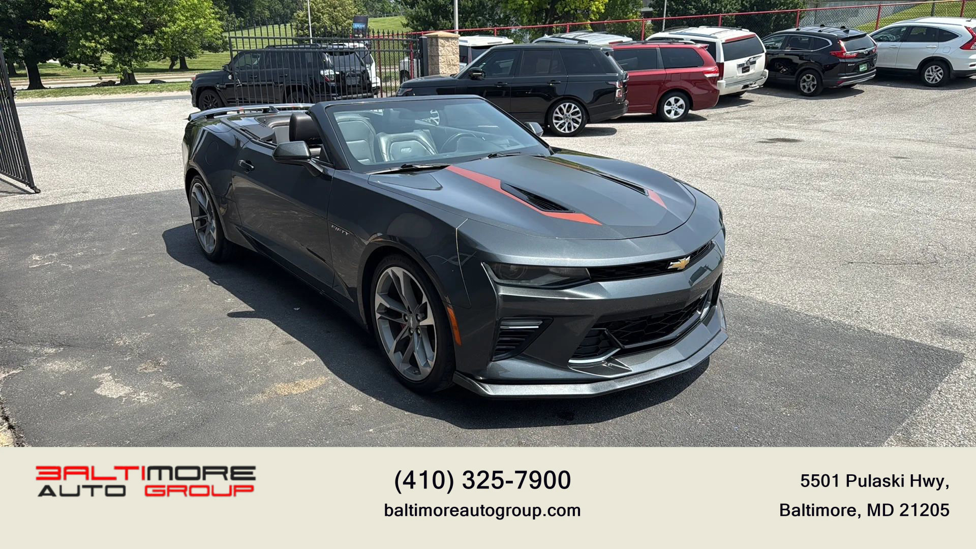 Used 2017 Chevrolet Camaro SS w/ 50th Anniversary Edition image 4