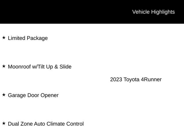 Used 2023 Toyota 4Runner Limited image 12