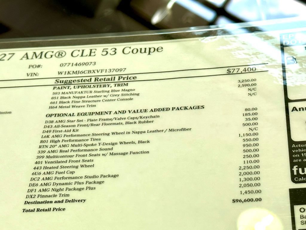 New 2027 Mercedes-Benz CLE 53 AMG 4MATIC Coupe image 13