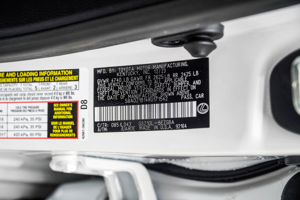 Used 2024 Lexus ES 350 w/ Premium Package FWD image 44