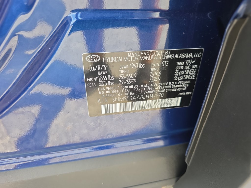 Used 2020 Hyundai Santa Fe Limited w/ Cargo Package FWD image 43