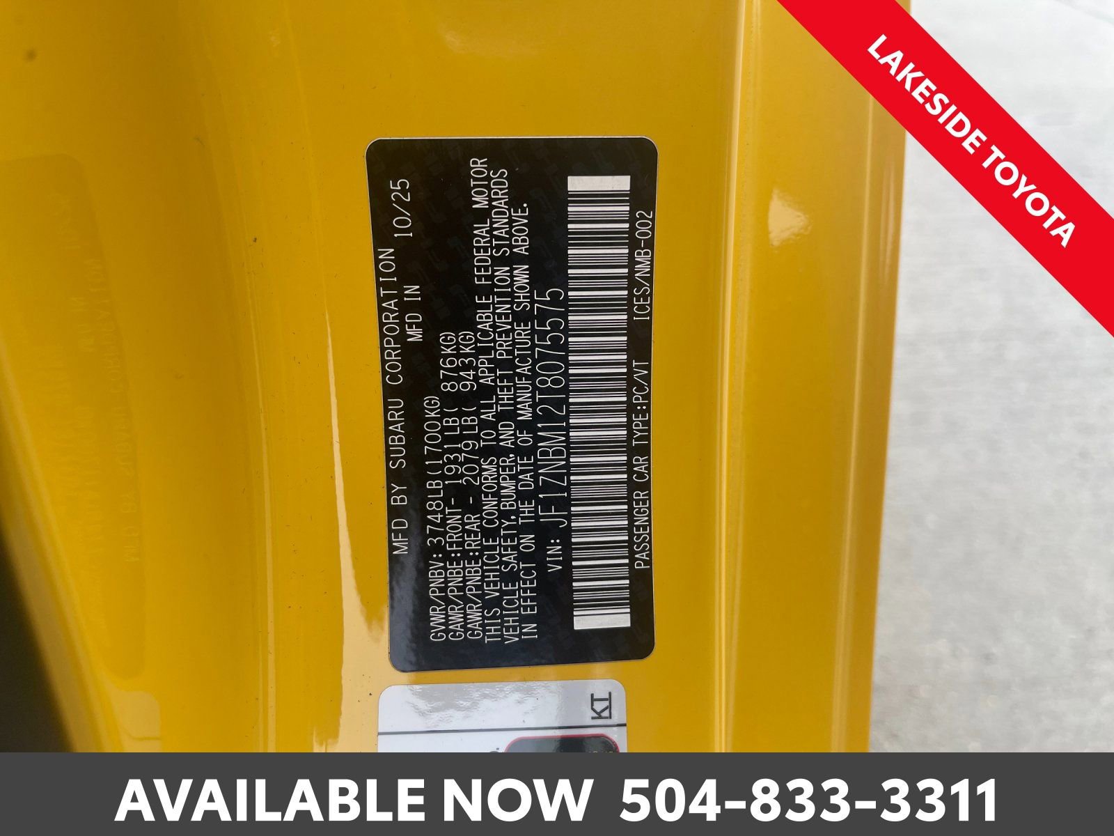 New 2026 Toyota GR86 YUZU Limited image 23