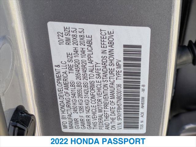 Certified 2022 Honda Passport EX-L image 26