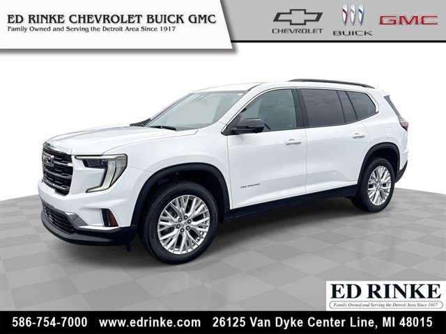 Certified 2024 GMC Acadia Elevation w/ LPO, Floor Liner Package