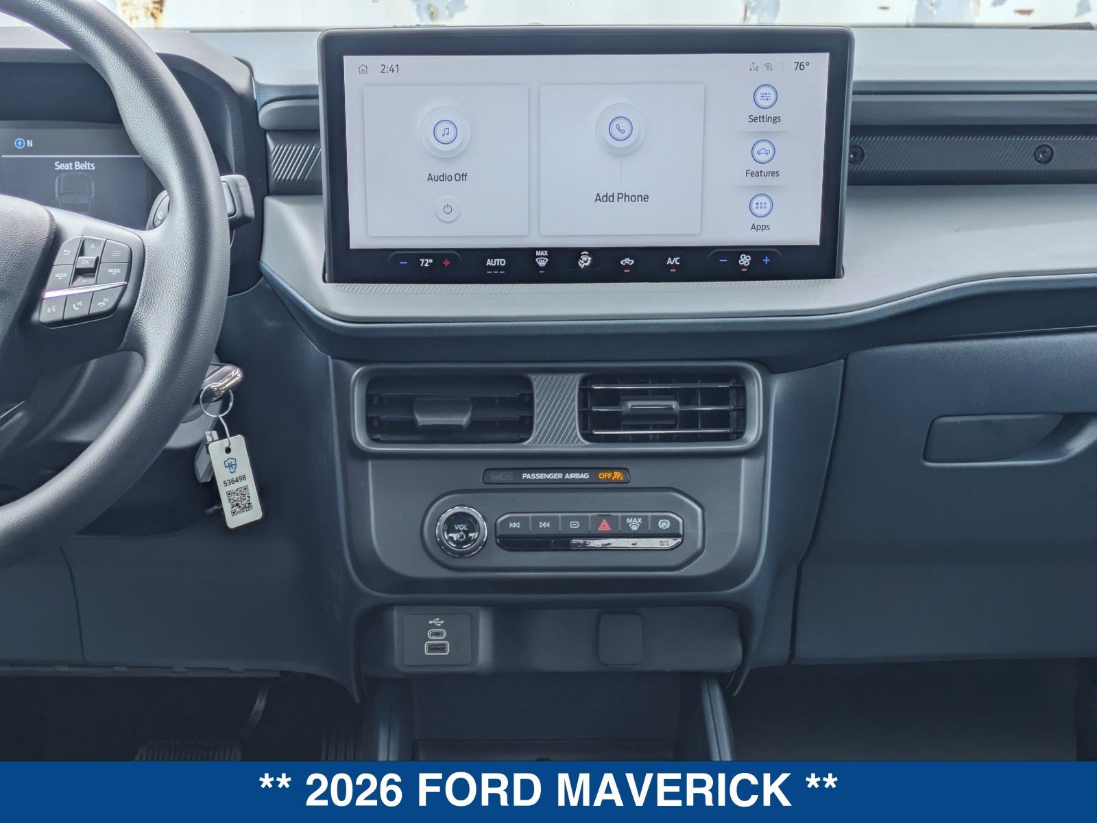 New 2026 Ford Maverick XL FWD image 20