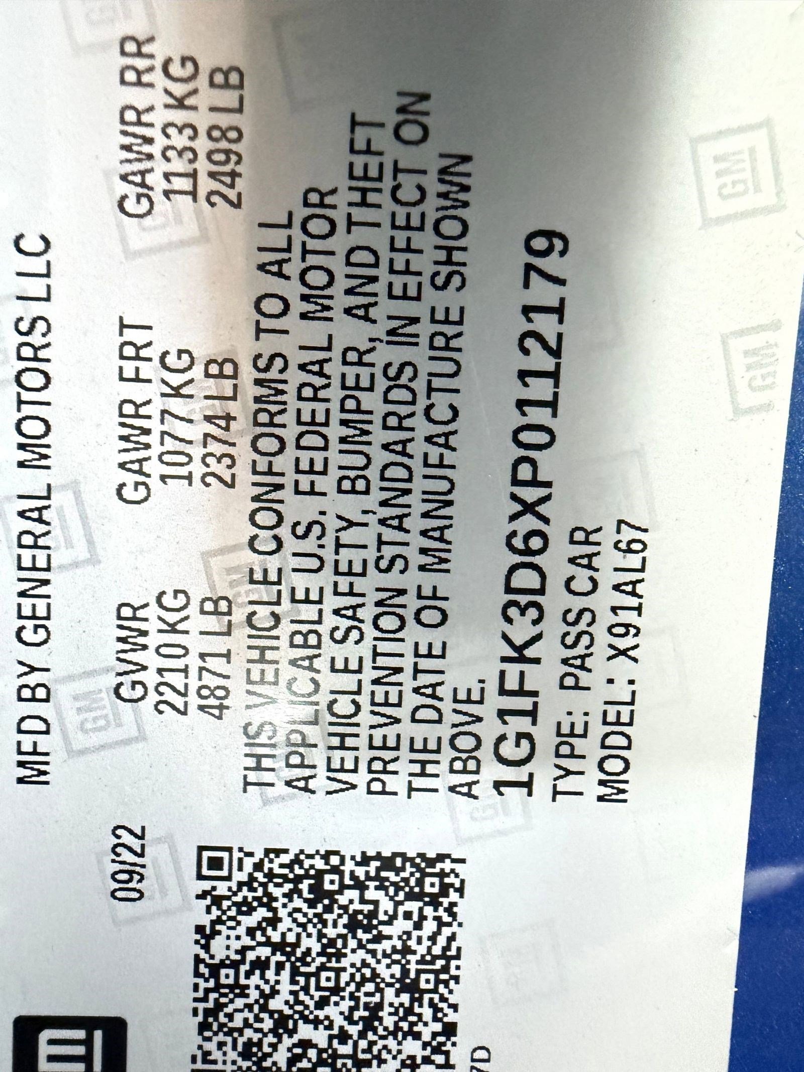 Used 2023 Chevrolet Camaro ZL1 image 17