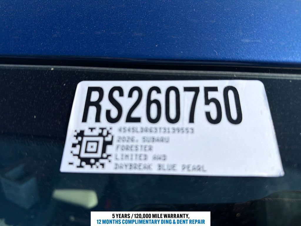 New 2026 Subaru Forester Limited AWD/4WD image 12