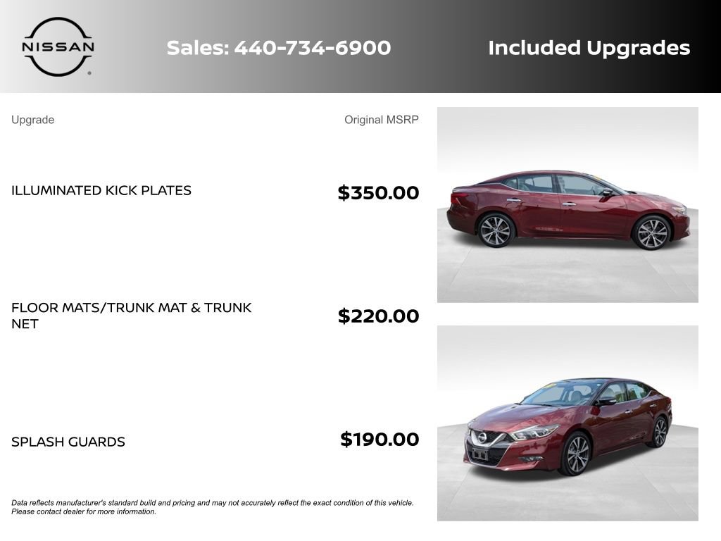 Used 2016 Nissan Maxima Platinum FWD image 6