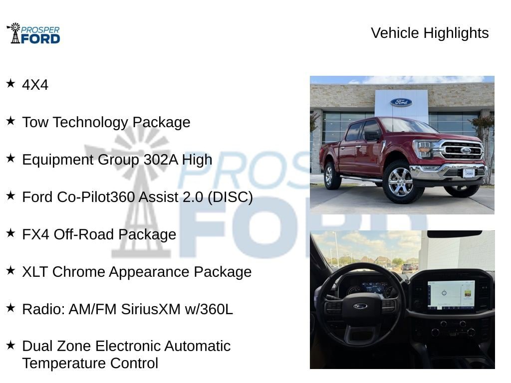 Used 2022 Ford F150 XLT w/ Equipment Group 302A High AWD/4WD image 5