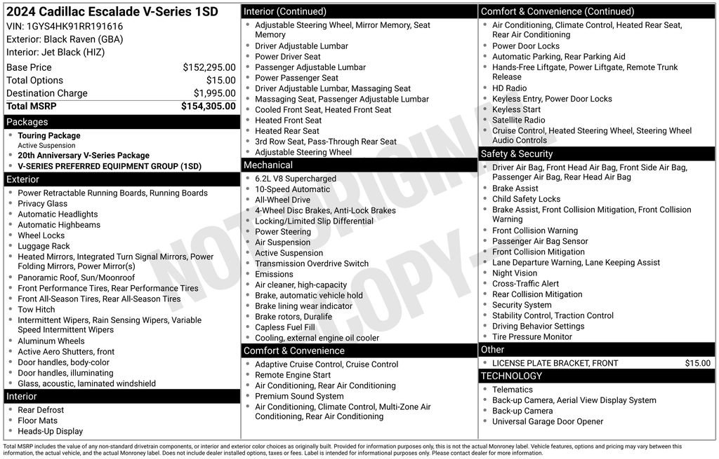 Used 2024 Cadillac Escalade V image 9
