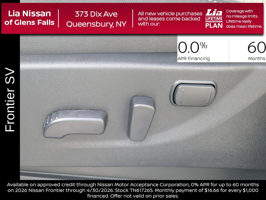 New 2026 Nissan Frontier SV w/ SV Convenience Package image 14