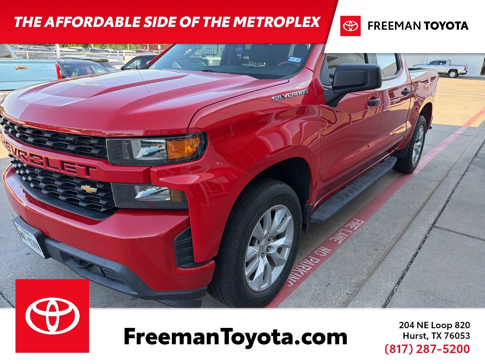 Used 2020 Chevrolet Silverado 1500 Custom w/ Custom Convenience Package AWD/4WD image 1