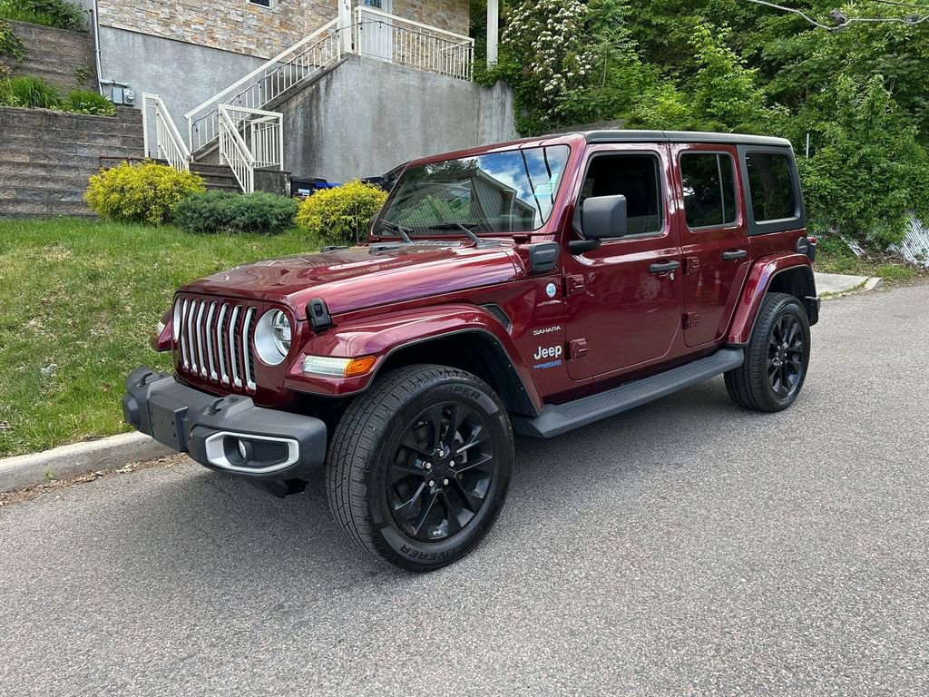 Used 2021 Jeep Wrangler Unlimited Sahara w/ Cold Weather Group AWD/4WD image 1
