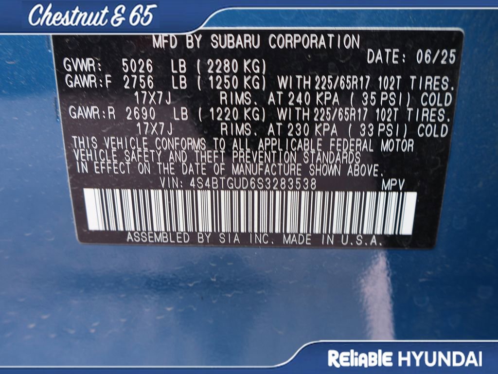 Used 2025 Subaru Outback Wilderness image 42