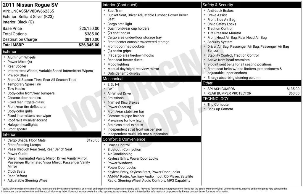 Used 2011 Nissan Rogue SV image 19