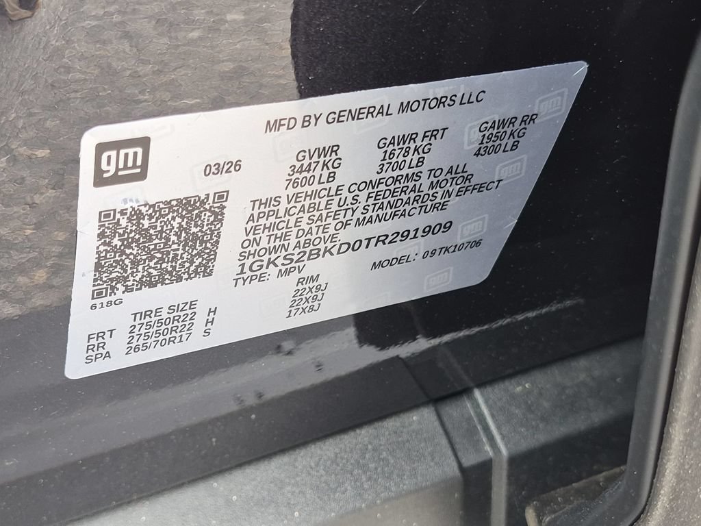 New 2026 GMC Yukon Elevation w/ Elevation Premium Package AWD/4WD image 37