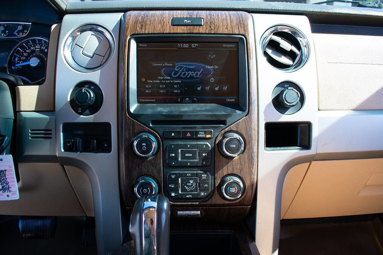 Used 2014 Ford F150 Lariat w/ Equipment Group 502A Luxury image 22