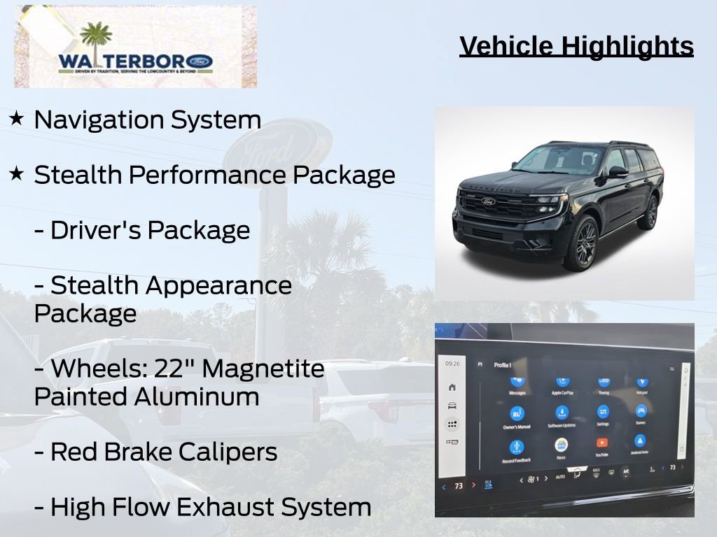 New 2025 Ford Expedition Max Platinum w/ Stealth Performance Package image 5
