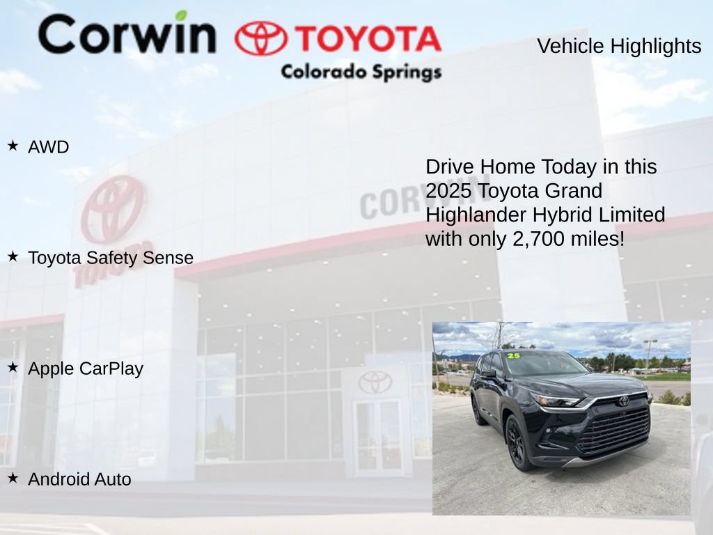 Used 2025 Toyota Grand Highlander AWD Hybrid image 7