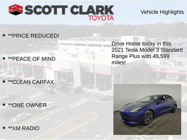 Used 2021 Tesla Model 3 Standard Range Plus RWD image 7