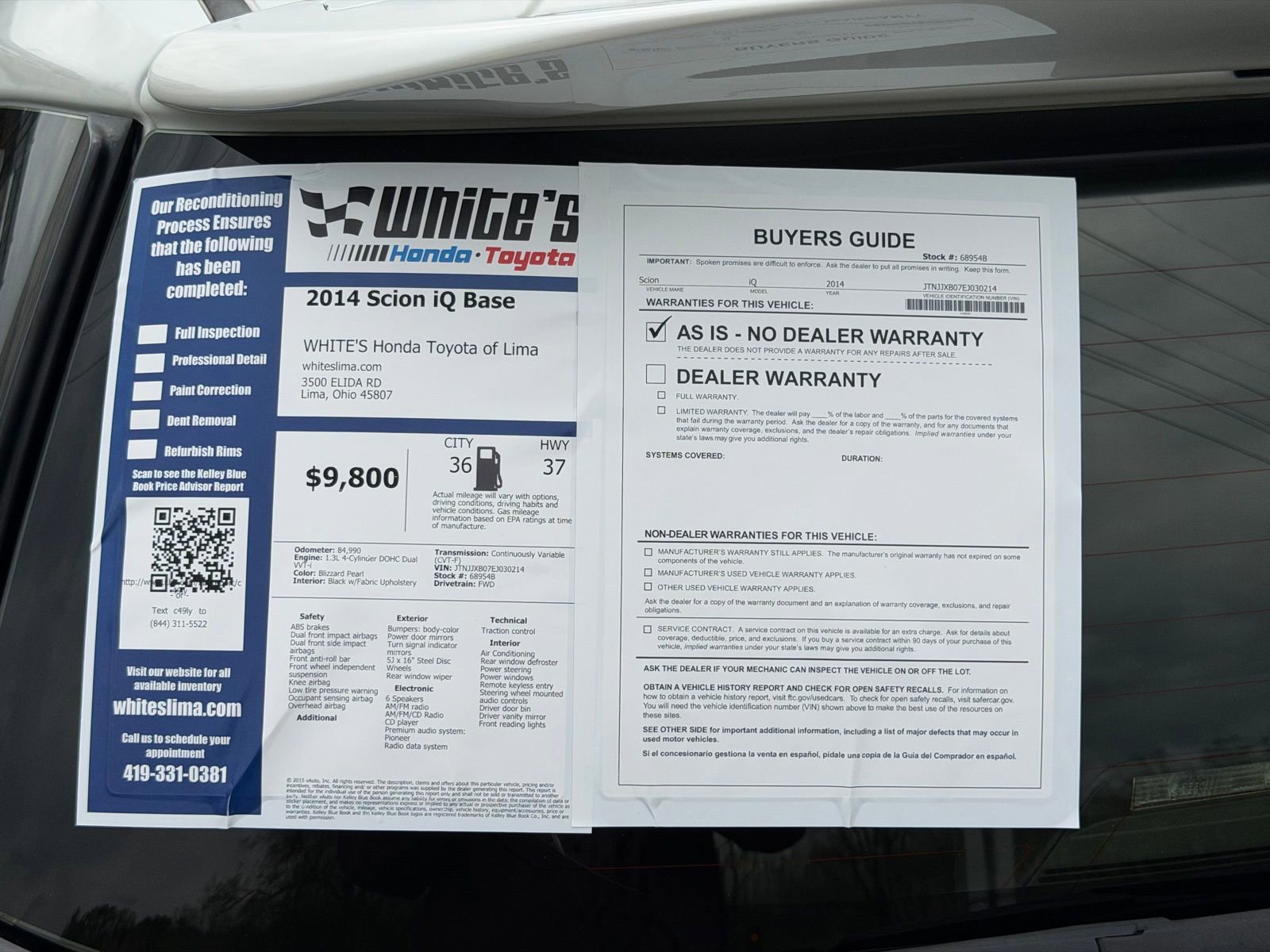 Used 2014 Scion iQ image 27