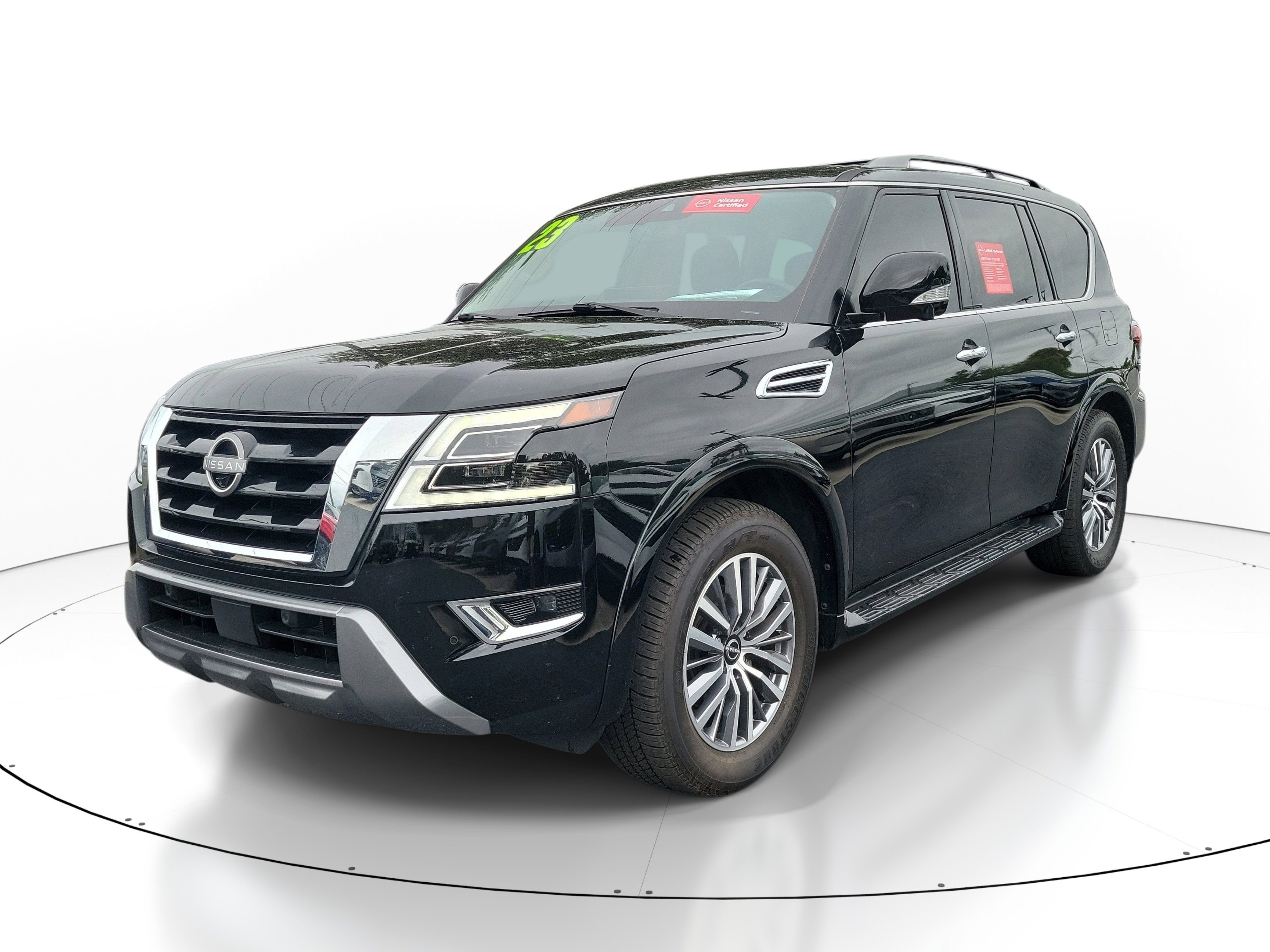 Certified 2023 Nissan Armada SL w/ Captain's Chairs Package RWD image 3
