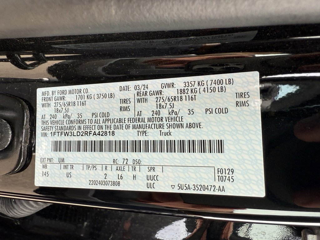 Used 2024 Ford F150 XLT w/ Mobile Office Package image 40