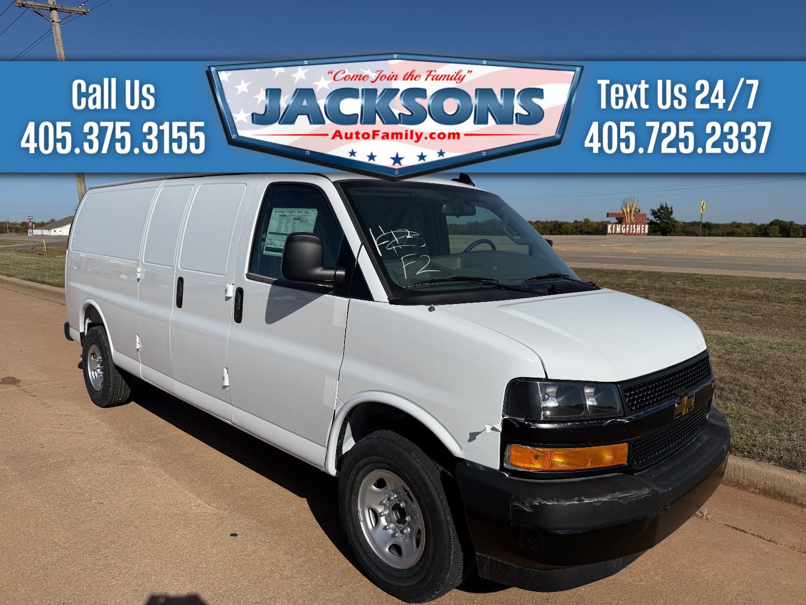 New 2025 Chevrolet Express 3500 Extended w/ Driver Convenience Package RWD image 1