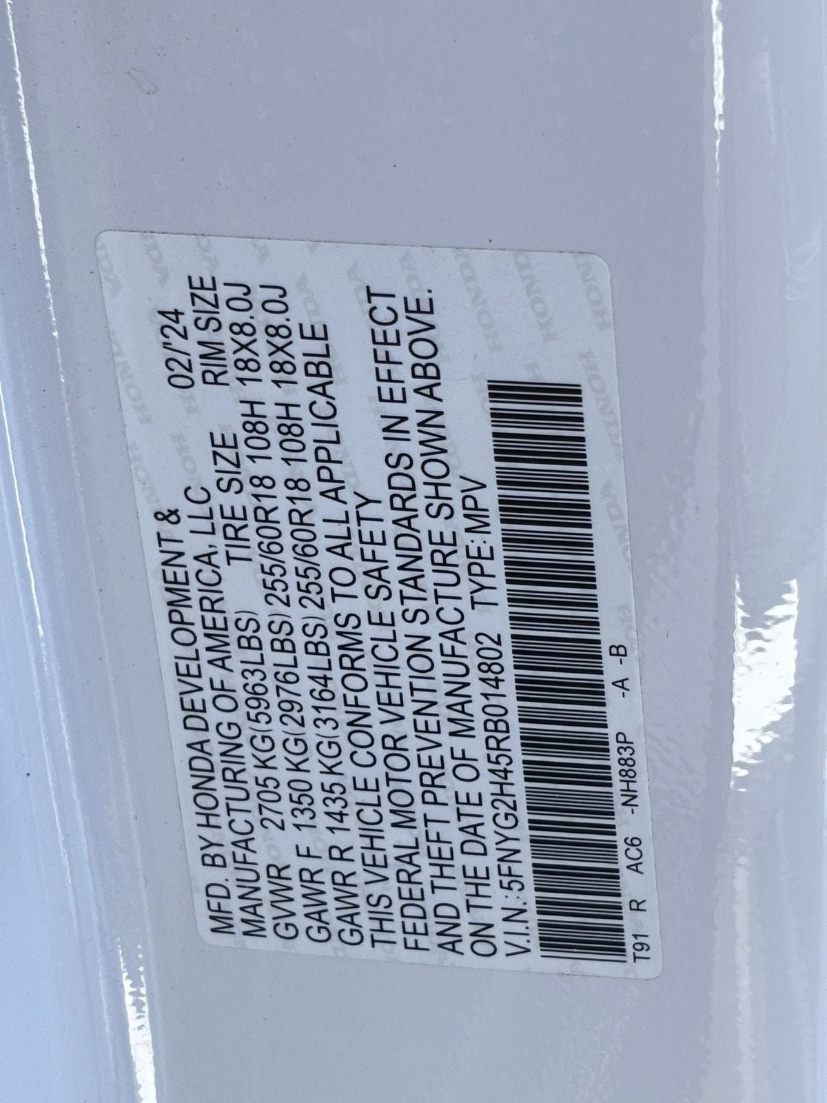 Certified 2024 Honda Pilot EX-L image 37