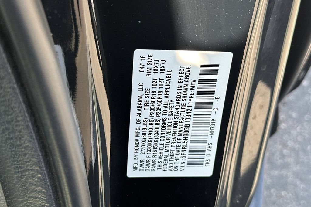 Used 2016 Honda Odyssey Touring image 33