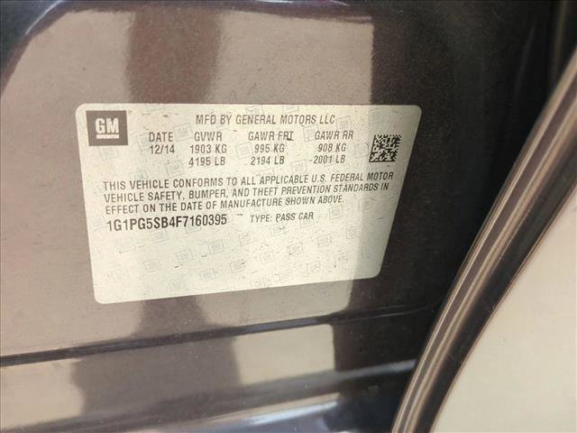 Used 2015 Chevrolet Cruze LTZ w/ Sun, Sound and Sport Package FWD image 15