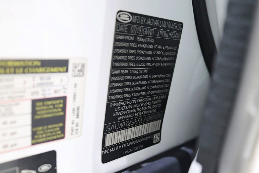 Used 2020 Land Rover Range Rover Sport HSE Dynamic image 42