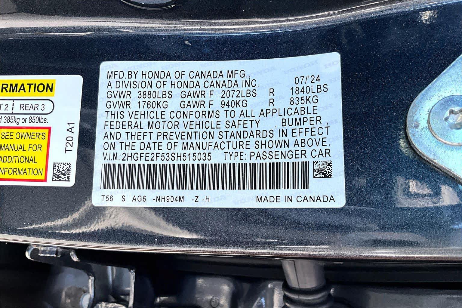 Used 2025 Honda Civic Sport image 36