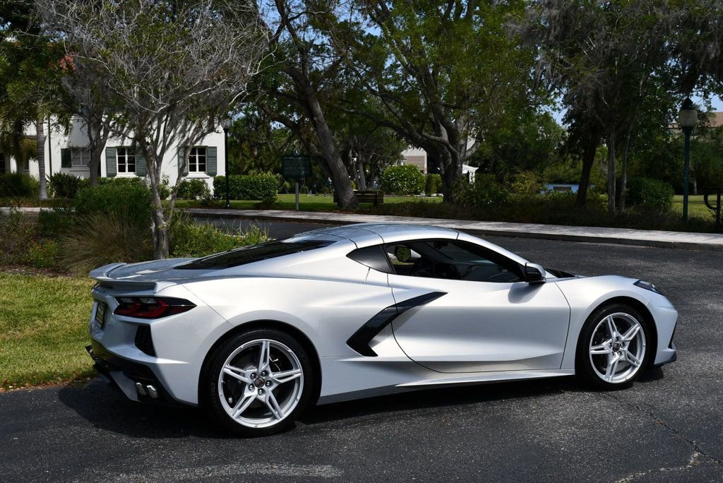 Used 2024 Chevrolet Corvette Stingray Coupe w/ Chrome Exterior Badge Package RWD image 6