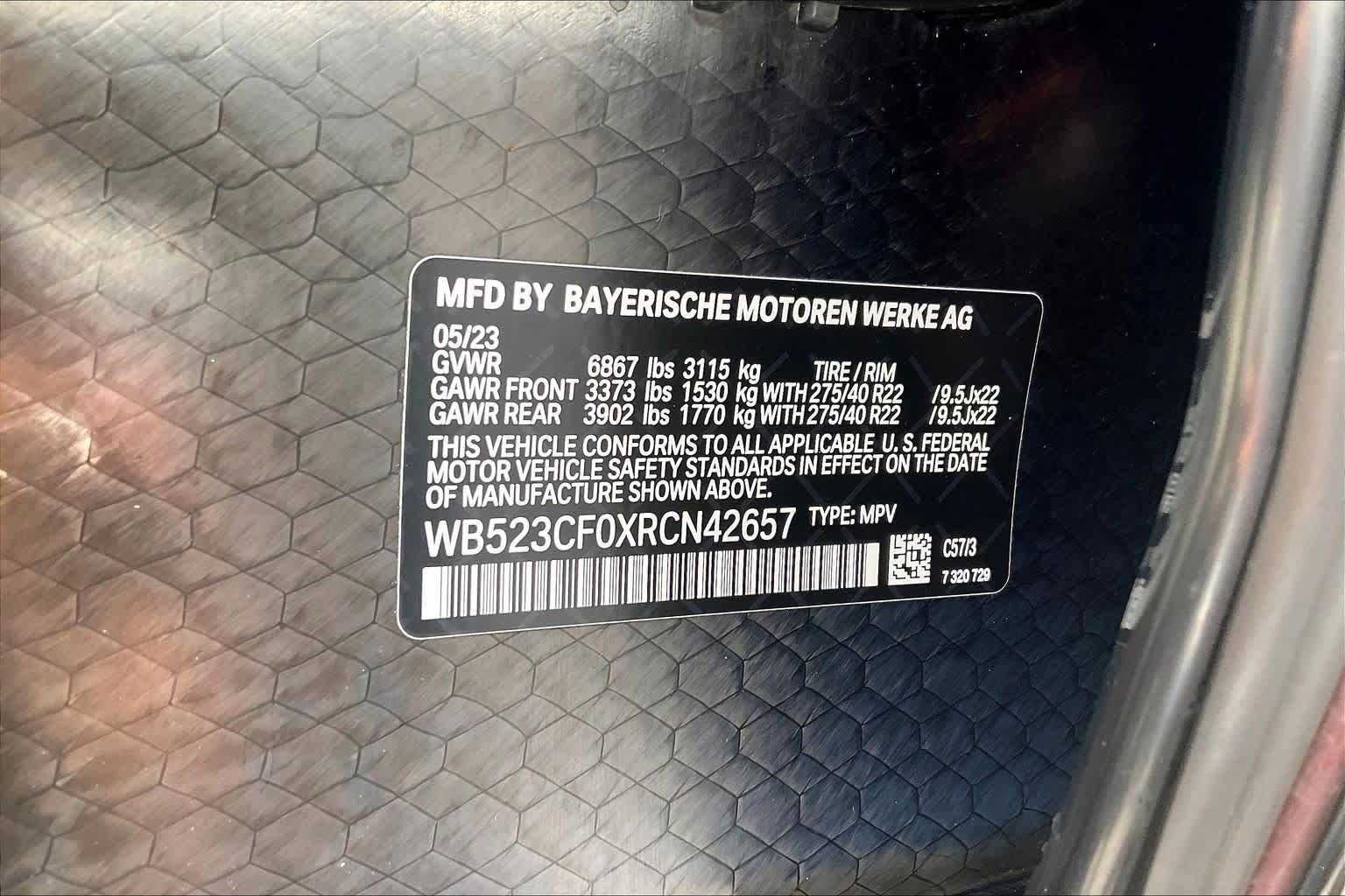 Certified 2024 BMW iX xDrive50 w/ Sport Package AWD/4WD image 38