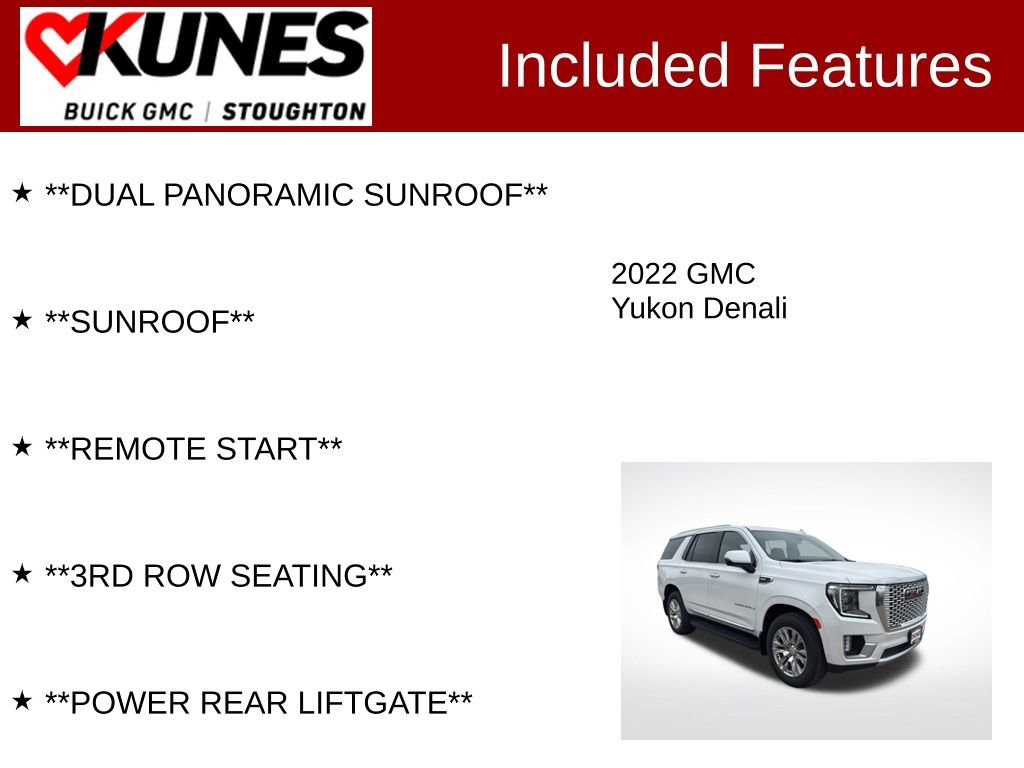 Used 2022 GMC Yukon Denali image 2
