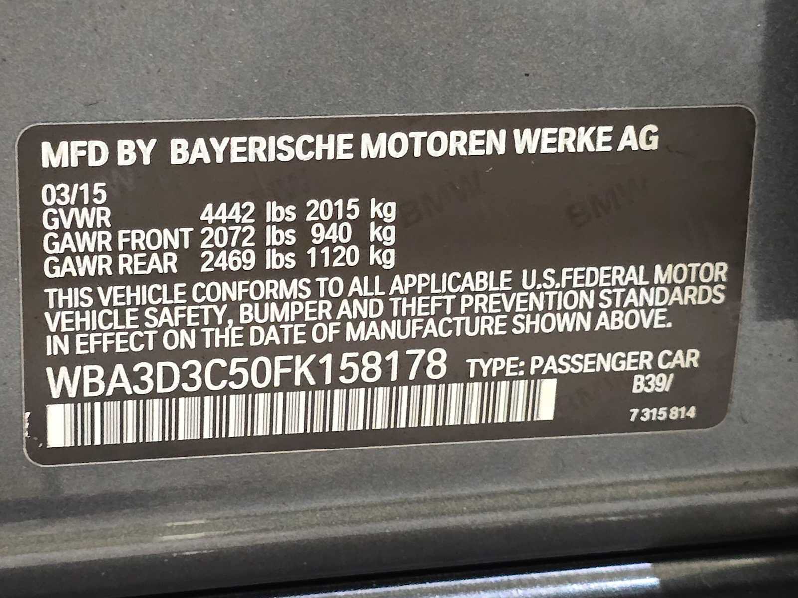 Used 2015 BMW 328d Sedan RWD image 31
