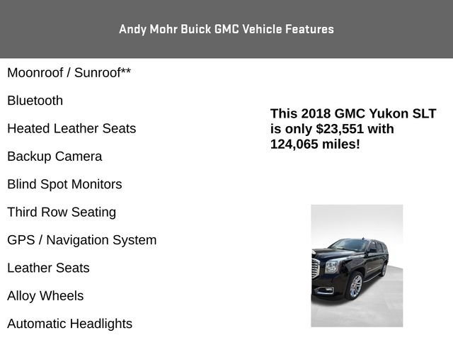 Used 2018 GMC Yukon SLT w/ Premium Edition AWD/4WD image 4