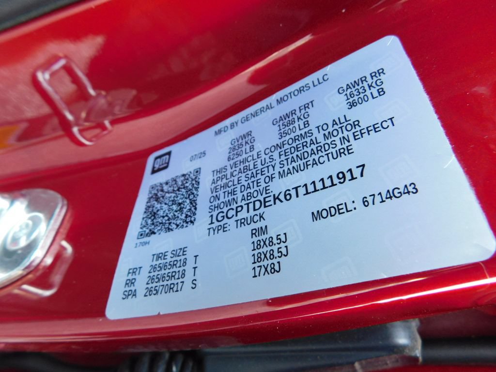Certified 2026 Chevrolet Colorado Z71 AWD/4WD image 8