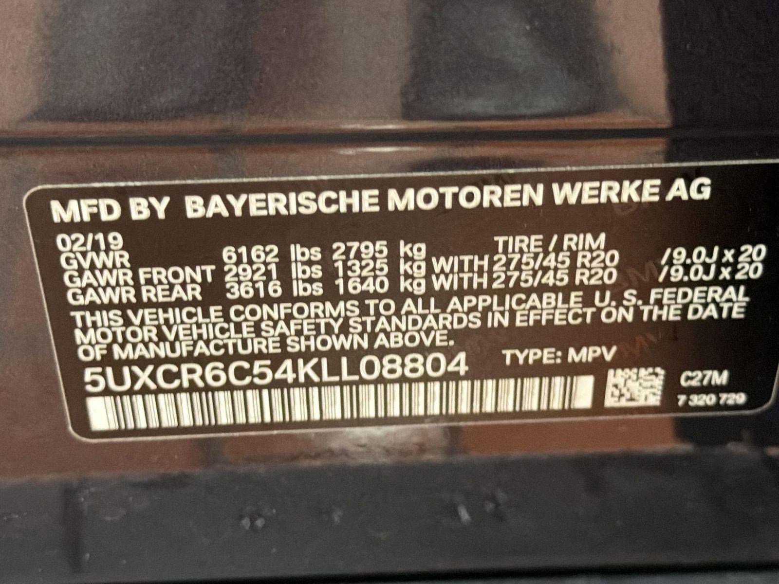 Used 2019 BMW X5 xDrive40i w/ Premium Package 2 image 10