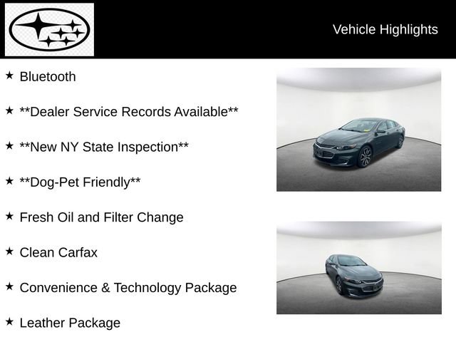 Used 2018 Chevrolet Malibu LT w/ Leather Package image 11