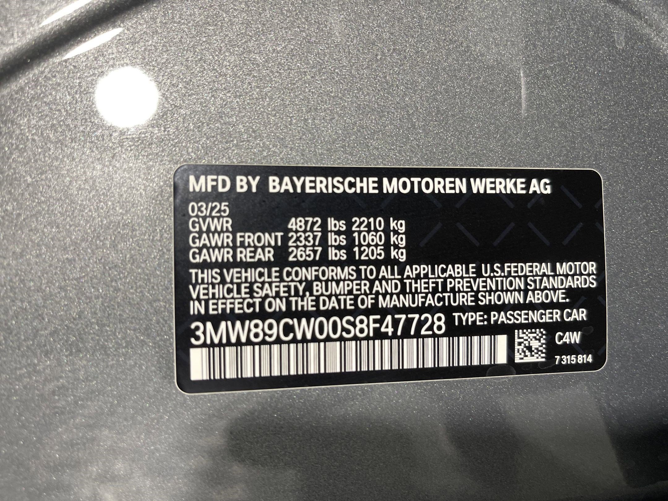 Used 2025 BMW 330i xDrive Sedan w/ Convenience Package AWD/4WD image 19