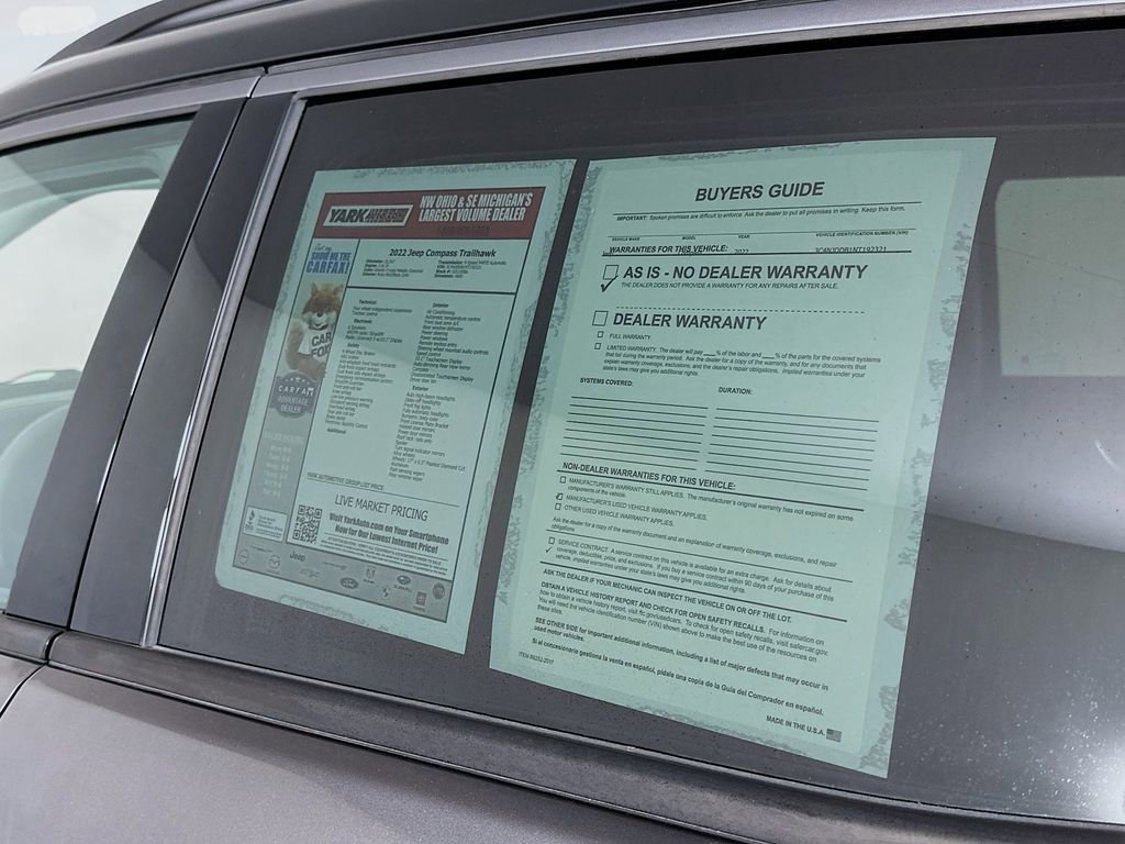 Certified 2022 Jeep Compass Trailhawk image 15