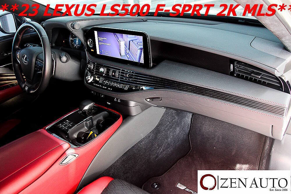 Used 2023 Lexus LS 500 F Sport w/ Cold Weather Package (CK) RWD image 27