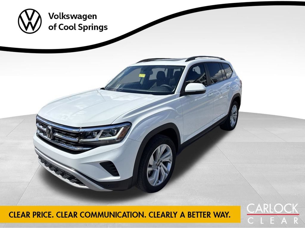 Used 2022 Volkswagen Atlas SE w/ Panoramic Sunroof Package