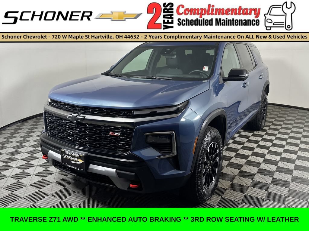 Used 2025 Chevrolet Traverse Z71 w/ LPO, Floor Liner Package AWD/4WD image 1