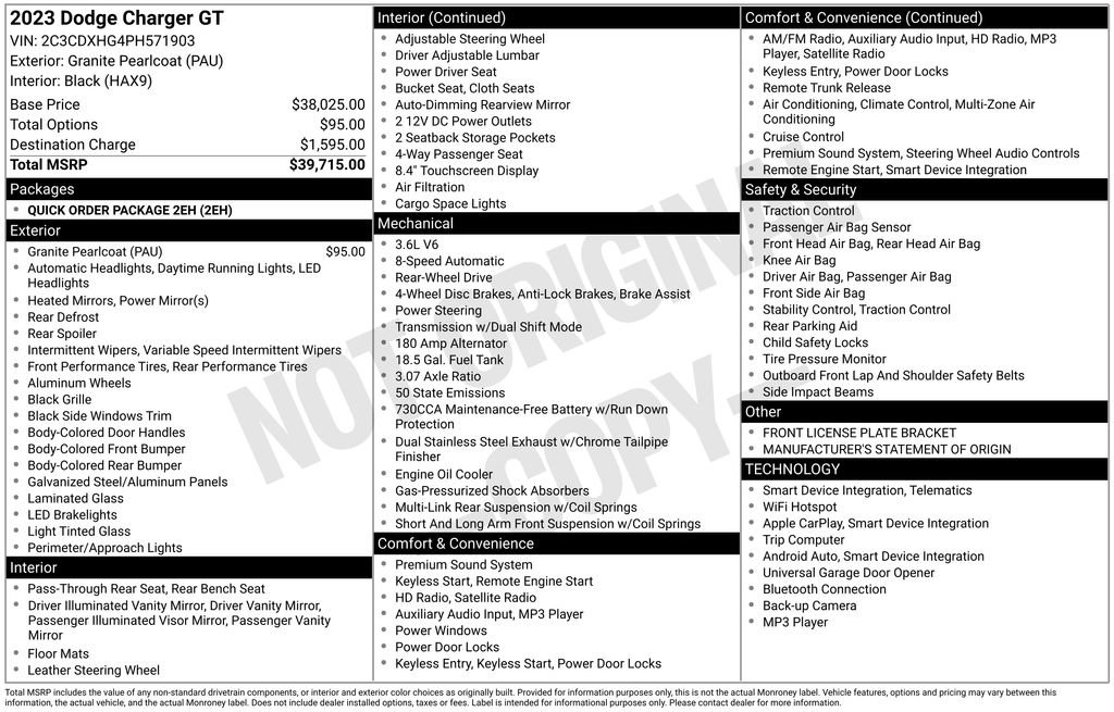 Used 2023 Dodge Charger GT image 15